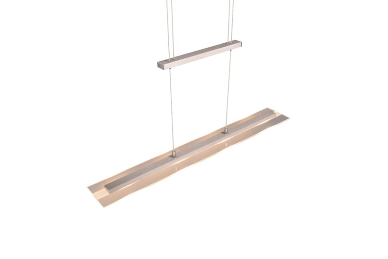 Trio Lighting Milos LED Loftlampe Børstet Stål - Belysning - Lamper & indendørsbelysning - Køkkenlampe - Loftlampe køkken