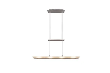 Trio Lighting Milos LED Loftlampe Børstet Stål - Belysning - Lamper & indendørsbelysning - Køkkenlampe - Loftlampe køkken