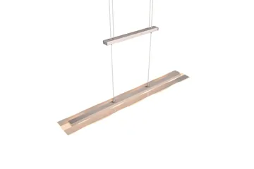 Trio Lighting Milos LED Loftlampe Børstet Stål - Belysning - Lamper & indendørsbelysning - Køkkenlampe - Loftlampe køkken