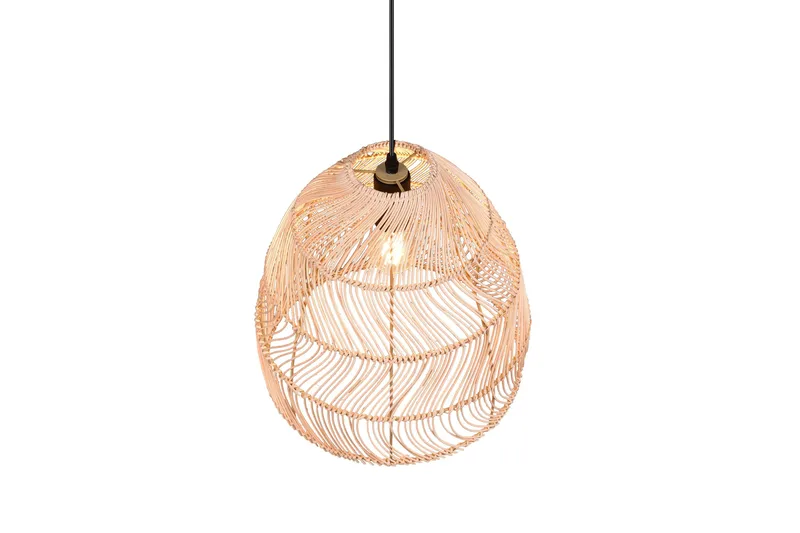 Trio Lighting Rike Loftlampe E27 Rattan - Belysning - Lamper & indendørsbelysning - Køkkenlampe - Loftlampe køkken