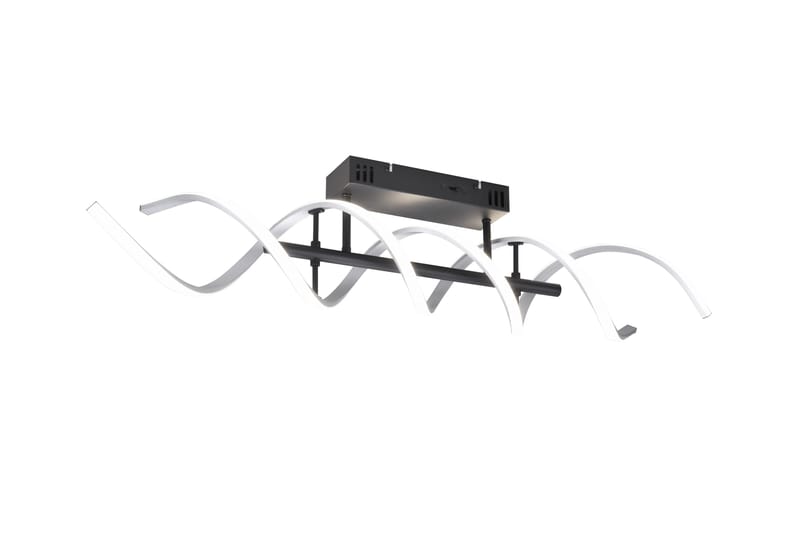 Trio Lighting Sequence LED plafond børstet aluminium/matsort - Trio Lighting - Belysning - Lamper & indend�ørsbelysning - Køkkenlampe - Loftlampe køkken