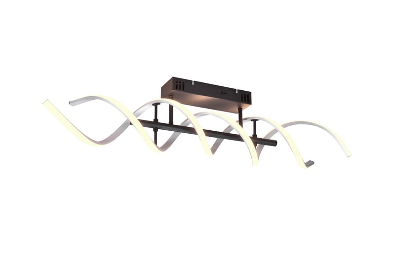 Trio Lighting Sequence LED plafond børstet aluminium/matsort - Trio Lighting - Belysning - Lamper & indendørsbelysning - Køkkenlampe - Loftlampe køkken