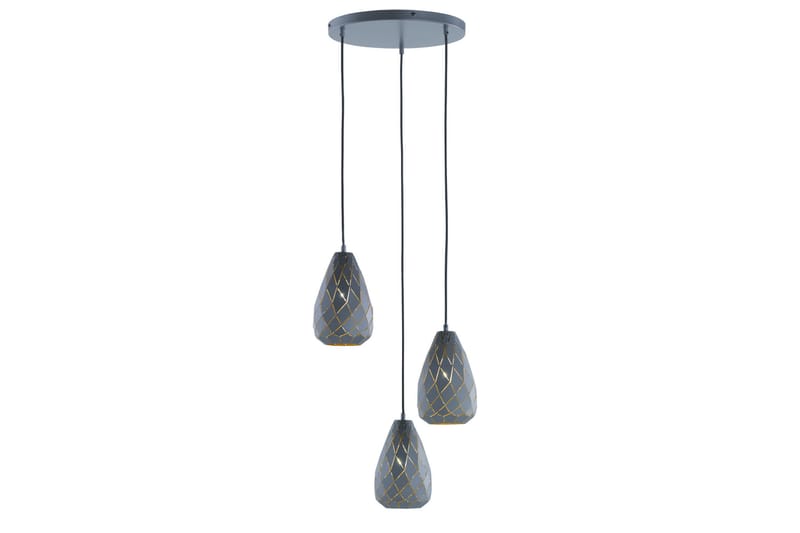 Trio Onyx Loftlampe - Guld - Belysning - Lamper & indendørsbelysning - Køkkenlampe - Loftlampe køkken