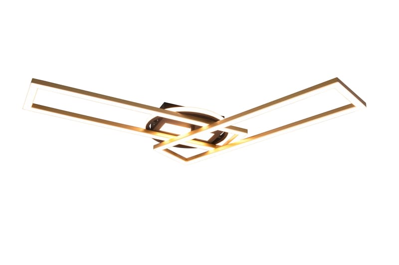 Twister LED-loftlampe Matmessing/MatSort - Belysning - Lamper & indendørsbelysning - Køkkenlampe - Loftlampe køkken