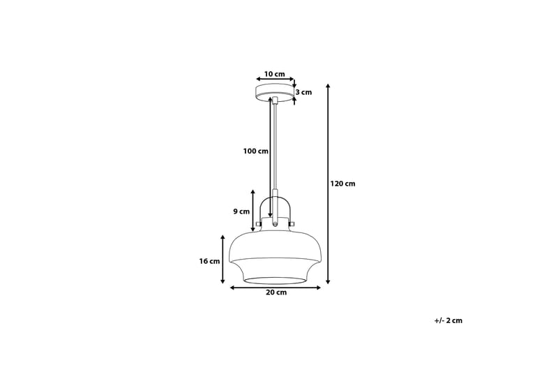 Wiltz Loftlampe 20 cm - Grå - Loftlampe køkken - Vindueslampe hængende - Vindueslampe - Pendellamper & hængelamper - Soveværelse lampe - Stuelampe