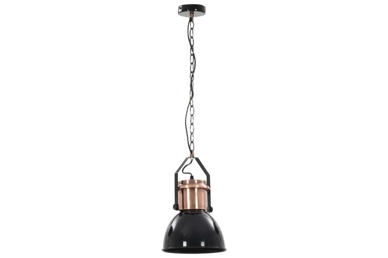 Loftslampe 2 Stk. Rund E27 Sort - Sort - Vindueslampe hængende - Pendellamper & hængelamper - Stuelampe - Vindueslampe - Loftlampe køkken - Soveværelse lampe