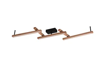 Trio Lighting Bellari LED plafond træ - Belysning - Lamper & indendørsbelysning - Køkkenlampe - Loftlampe køkken