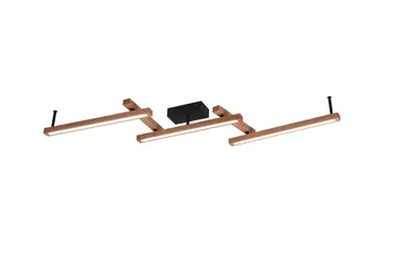Trio Lighting Bellari LED plafond træ - Belysning - Lamper & indendørsbelysning - Køkkenlampe - Loftlampe køkken