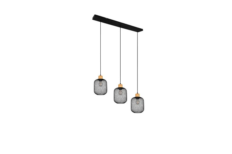 Trio Lighting Calimero loftlampe 3L E27 matsort - Matsort - Belysning - Lamper & indendørsbelysning - Køkkenlampe - Loftlampe køkken