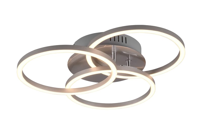 Trio Lighting Circle LED plafond børstet stål - Belysning - Lamper & indendørsbelysning - Køkkenlampe - Loftlampe køkken