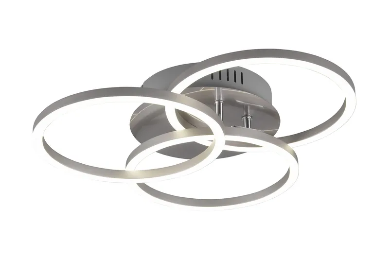 Trio Lighting Circle LED plafond børstet stål - Belysning - Lamper & indendørsbelysning - Køkkenlampe - Loftlampe køkken
