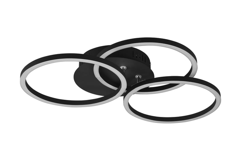 Trio Lighting Circle LED plafond matsort - Belysning - Lamper & indendørsbelysning - Køkkenlampe - Loftlampe køkken