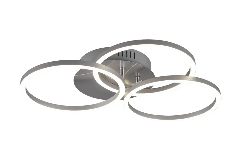 Trio Lighting Circle LED plafond børstet stål - Belysning - Lamper & indendørsbelysning - Køkkenlampe - Loftlampe køkken