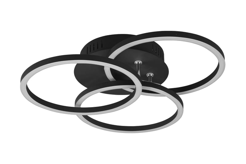 Trio Lighting Circle LED plafond matsort - Belysning - Lamper & indendørsbelysning - Køkkenlampe - Loftlampe køkken