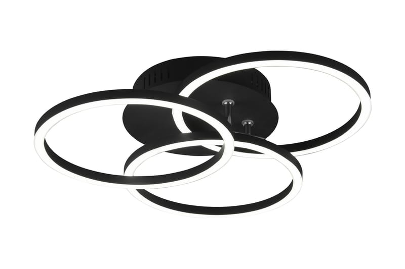 Trio Lighting Circle LED plafond matsort - Belysning - Lamper & indendørsbelysning - Køkkenlampe - Loftlampe køkken
