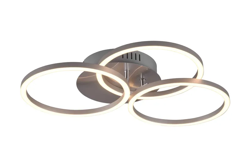 Trio Lighting Circle LED plafond børstet stål - Belysning - Lamper & indendørsbelysning - Køkkenlampe - Loftlampe køkken
