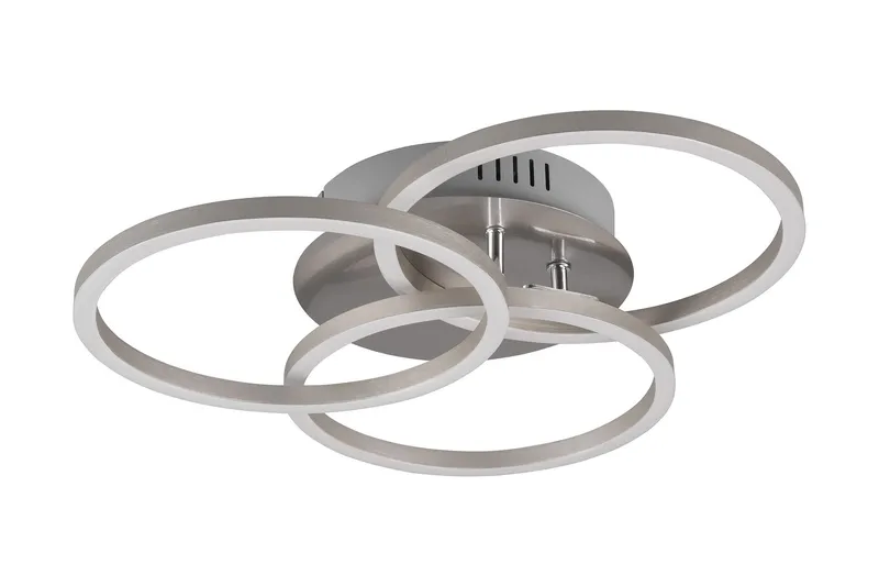 Trio Lighting Circle LED plafond børstet stål - Belysning - Lamper & indendørsbelysning - Køkkenlampe - Loftlampe køkken