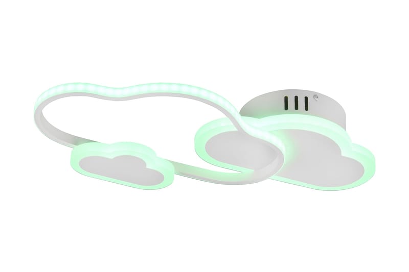 Trio Lighting Cloudy LED plafond mat hvid RGBW - Belysning - Lamper & indendørsbelysning - Køkkenlampe - Loftlampe køkken