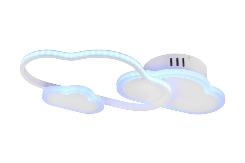 Trio Lighting Cloudy LED plafond mat hvid RGBW - Belysning - Lamper & indendørsbelysning - Køkkenlampe - Loftlampe køkken