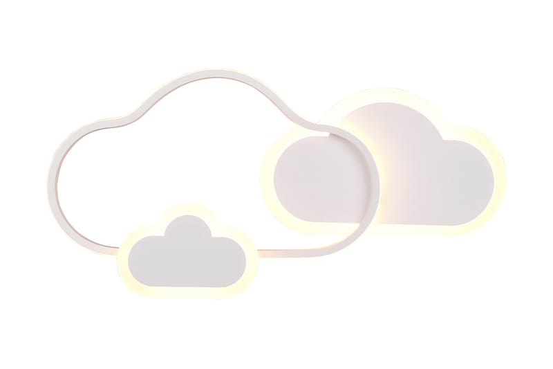 Trio Lighting Cloudy LED plafond mat hvid RGBW - Belysning - Lamper & indendørsbelysning - Køkkenlampe - Loftlampe køkken