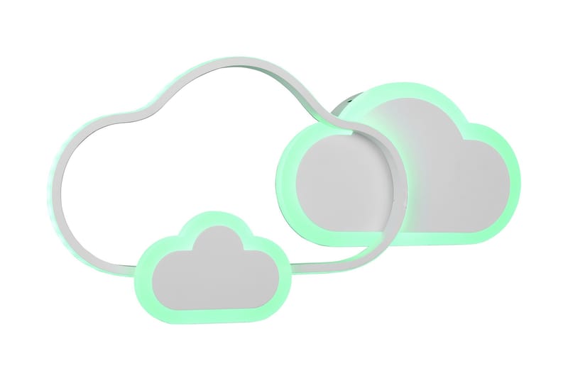 Trio Lighting Cloudy LED plafond mat hvid RGBW - Belysning - Lamper & indendørsbelysning - Køkkenlampe - Loftlampe køkken