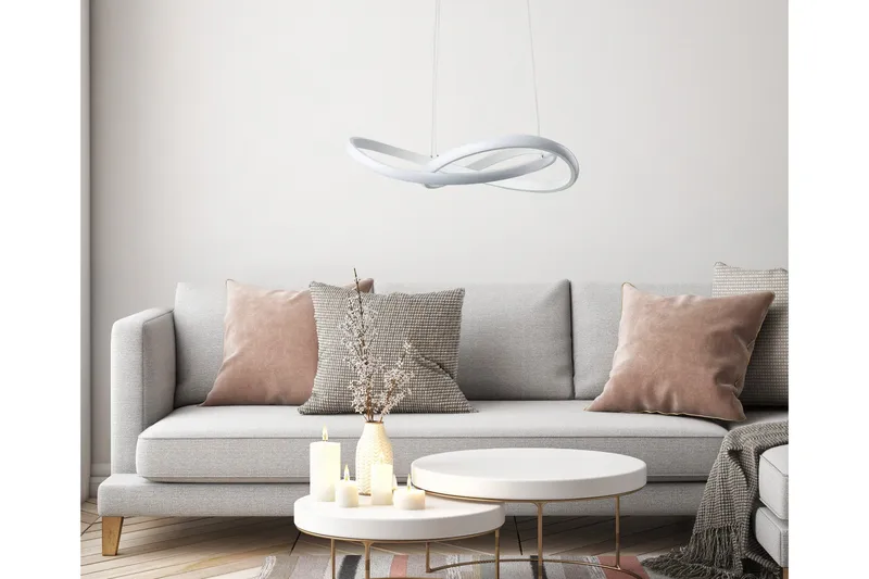 Trio Lighting Course LED loftlampe mat hvid 4000K - Belysning - Lamper & indendørsbelysning - Køkkenlampe - Loftlampe køkken