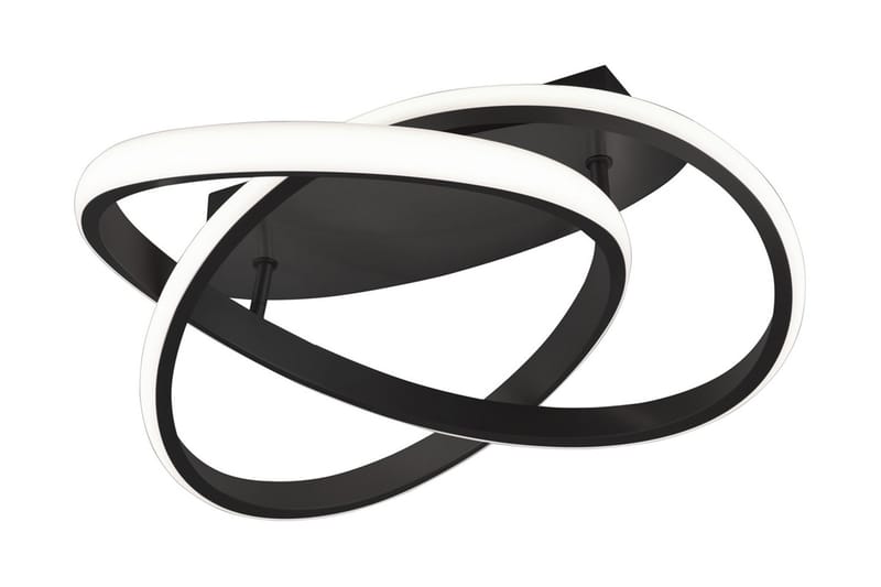 Trio Lighting Course LED plafond matsort, Matsort/Hvid