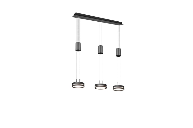 Trio Lighting Franklin LED loftlampe 3L antracit - Belysning - Lamper & indendørsbelysning - Køkkenlampe - Loftlampe køkken