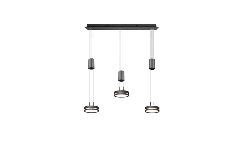 Trio Lighting Franklin LED loftlampe 3L antracit - Belysning - Lamper & indendørsbelysning - Køkkenlampe - Loftlampe køkken