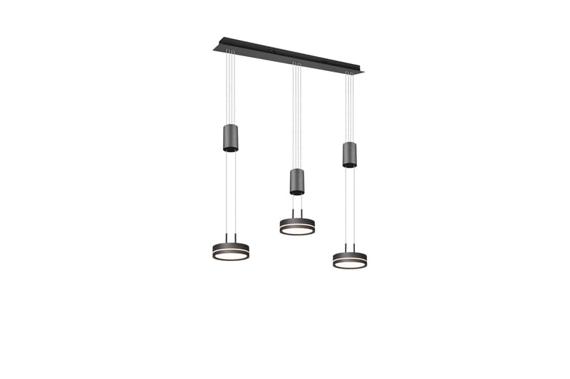 Trio Lighting Franklin LED loftlampe 3L antracit - Belysning - Lamper & indendørsbelysning - Køkkenlampe - Loftlampe køkken