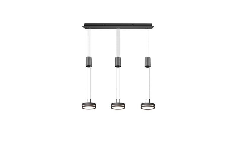 Trio Lighting Franklin LED loftlampe 3L antracit - Belysning - Lamper & indendørsbelysning - Køkkenlampe - Loftlampe køkken