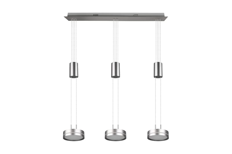 Trio Lighting Franklin LED loftlampe 3L børstet stål - Belysning - Lamper & indendørsbelysning - Køkkenlampe - Loftlampe køkken