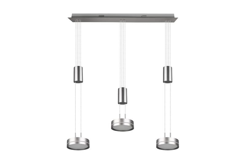Trio Lighting Franklin LED loftlampe 3L børstet stål - Belysning - Lamper & indendørsbelysning - Køkkenlampe - Loftlampe køkken
