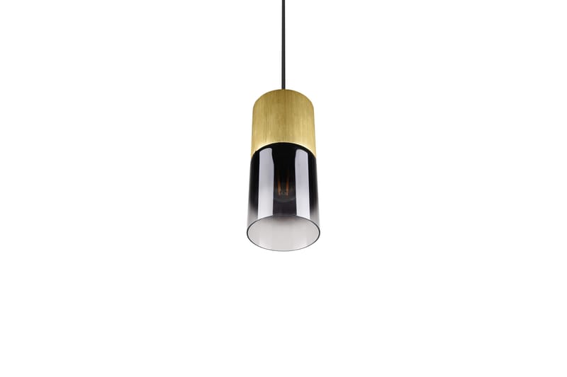 Trio Lighting Robin loftlampe 1L E27 mat messing/røgfarvet - Belysning - Lamper & indendørsbelysning - Køkkenlampe - Loftlampe køkken