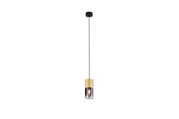 Trio Lighting Robin loftlampe 1L E27 mat messing/røgfarvet - Belysning - Lamper & indendørsbelysning - Køkkenlampe - Loftlampe køkken