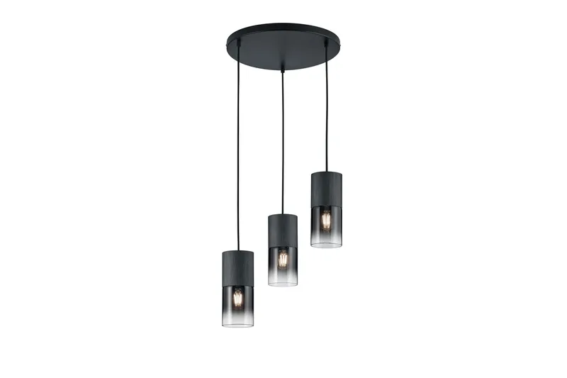 Trio Lighting Robin loftlampe 3L E27 matsort, undefined