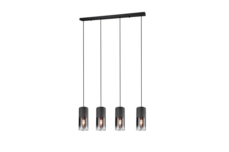 Trio Lighting Robin loftlampe 4L E27 matsort - Belysning - Lamper & indendørsbelysning - Køkkenlampe - Loftlampe køkken