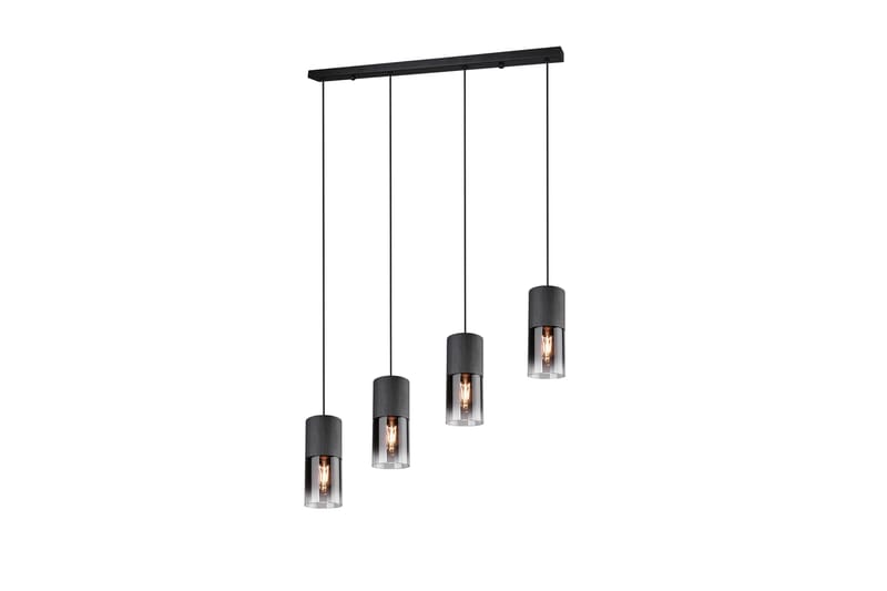 Trio Lighting Robin loftlampe 4L E27 matsort - Belysning - Lamper & indendørsbelysning - Køkkenlampe - Loftlampe køkken