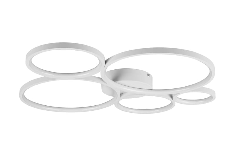 Trio Lighting Rondo LED plafond mat hvid 5L, undefined