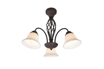 Trio Lighting Rostica plafond 3L E27 rustik - Belysning - Lamper & indendørsbelysning - Køkkenlampe - Loftlampe køkken