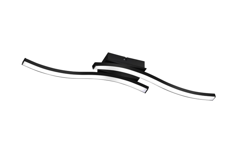 Trio Lighting Route LED plafond 2L matsort - Matsort/Hvid - Belysning - Lamper & indendørsbelysning - Køkkenlampe - Loftlampe køkken