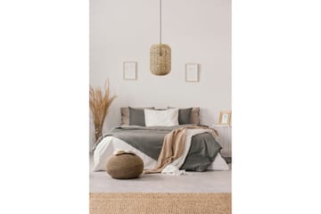 Trio Lighting Runa loftlampe E27 25cm matsort/rotting - Natur/Matsort - Belysning - Lamper & indendørsbelysning - Køkkenlampe - Loftlampe køkken