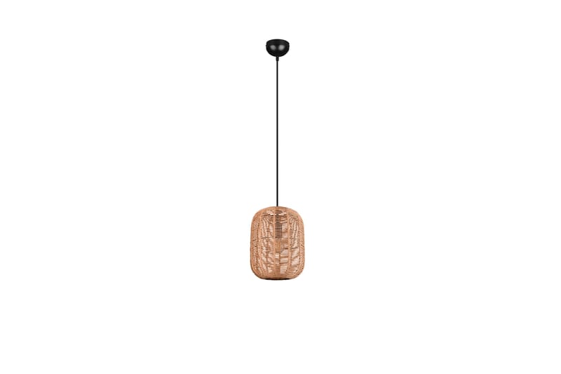 Trio Lighting Runa loftlampe E27 25cm matsort/rotting - Natur/Matsort - Belysning - Lamper & indendørsbelysning - Køkkenlampe - Loftlampe køkken