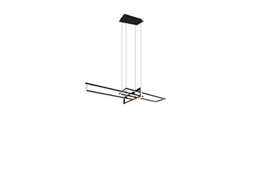 Trio Lighting Salinas LED loftlampe matsort - Matsort - Belysning - Lamper & indendørsbelysning - Køkkenlampe - Loftlampe køkken