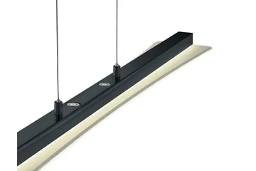 Trio Lighting Smash LED loftlampe matsort - Matsort/Hvid - Belysning - Lamper & indendørsbelysning - Køkkenlampe - Loftlampe køkken