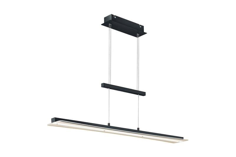 Trio Lighting Smash LED loftlampe matsort - Matsort/Hvid - Belysning - Lamper & indendørsbelysning - Køkkenlampe - Loftlampe køkken