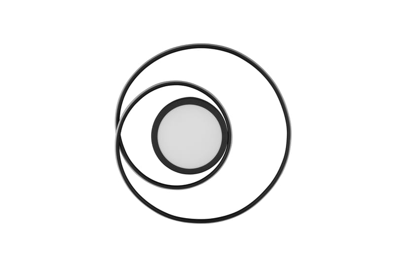 Trio Lighting Yava LED plafond matsort - Belysning - Lamper & indendørsbelysning - Køkkenlampe - Loftlampe køkken