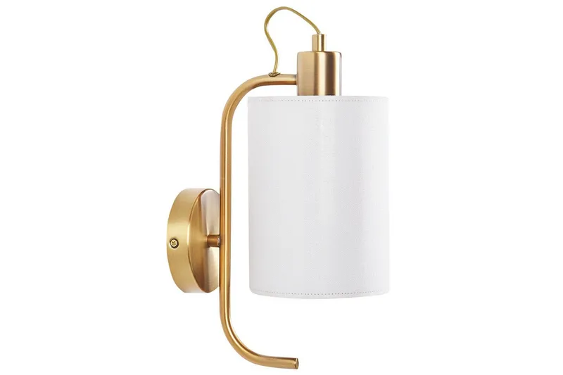 Kallisti Væglampe E27, Kobber/Hvid