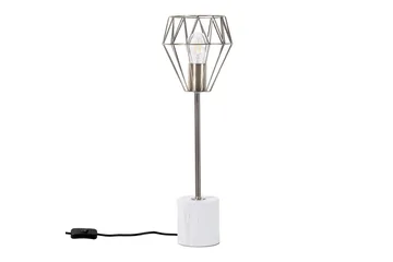Kasik Bordlampe 49 cm E27 - Messing/Hvid - Belysning - Lamper & indendørsbelysning - Bordlampe