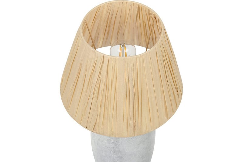 Kivlak Bordlampe 56 cm E27 - Grå/Natur - Belysning - Lamper & indendørsbelysning - Vindueslampe - Vindueslampe på fod